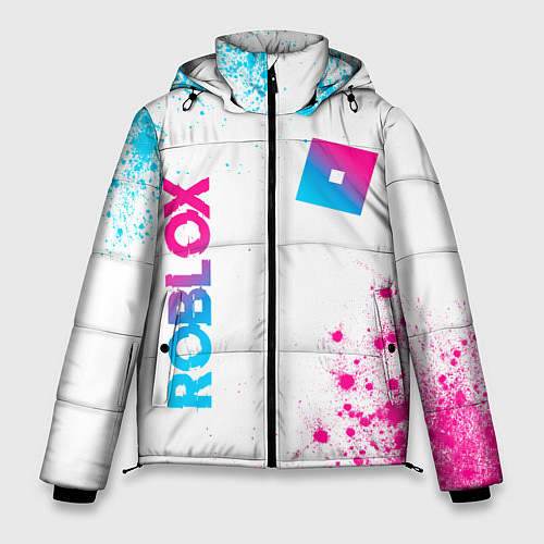 Мужская зимняя куртка Roblox Neon Gradient FS / 3D-Черный – фото 1