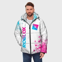 Куртка зимняя мужская Roblox Neon Gradient FS, цвет: 3D-черный — фото 2