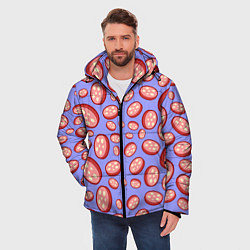 Куртка зимняя мужская Колбасный дождь, цвет: 3D-светло-серый — фото 2