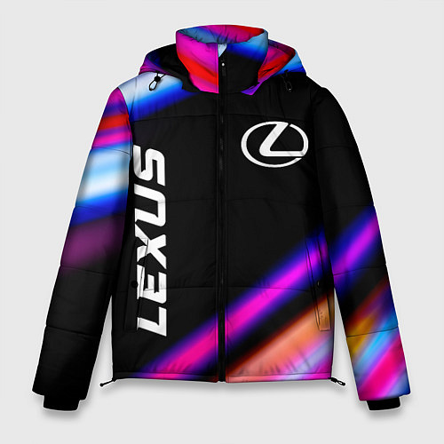 Мужская зимняя куртка Lexus Speed Lights / 3D-Черный – фото 1