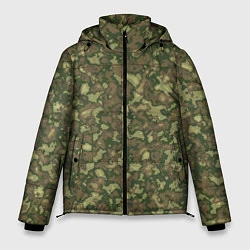 Куртка зимняя мужская Камуфляж цифровой Флора-1 пиксель, цвет: 3D-черный
