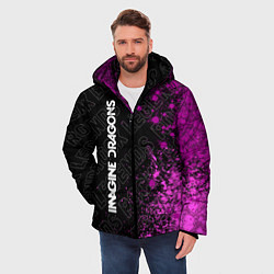 Куртка зимняя мужская Imagine Dragons Rock Legends, цвет: 3D-черный — фото 2