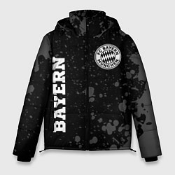 Куртка зимняя мужская Bayern sport на темном фоне: символ и надпись верт, цвет: 3D-черный
