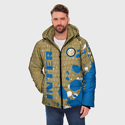 Куртка зимняя мужская Inter Краска, цвет: 3D-светло-серый — фото 2