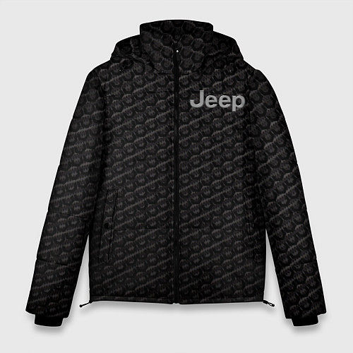 Мужская зимняя куртка Jeep карбон / 3D-Черный – фото 1