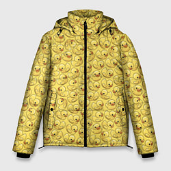 Куртка зимняя мужская Утиный принт, цвет: 3D-красный