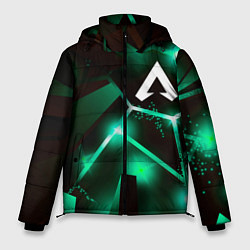 Куртка зимняя мужская Apex Legends разлом плит, цвет: 3D-черный