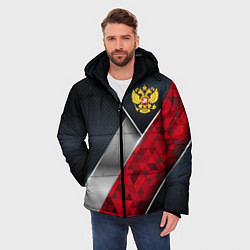 Куртка зимняя мужская Red & black Russia, цвет: 3D-светло-серый — фото 2