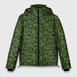 Куртка зимняя мужская Милитари звёздочка, цвет: 3D-черный
