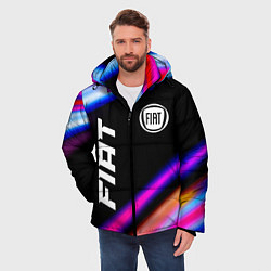 Куртка зимняя мужская Fiat speed lights, цвет: 3D-черный — фото 2