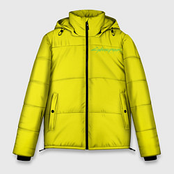 Мужская зимняя куртка Киберпанк - Лого Дэвида