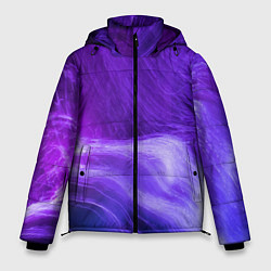 Куртка зимняя мужская Неоновые волны, цвет: 3D-красный