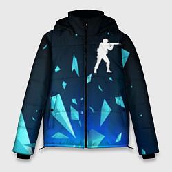 Куртка зимняя мужская Counter Strike взрыв частиц, цвет: 3D-черный