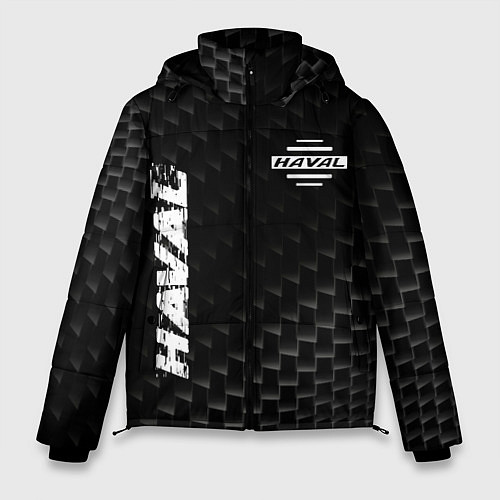 Мужская зимняя куртка Haval карбоновый фон / 3D-Черный – фото 1