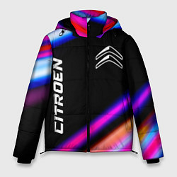 Куртка зимняя мужская Citroen speed lights, цвет: 3D-черный