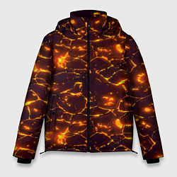 Куртка зимняя мужская Раскалённый камуфляж, цвет: 3D-красный