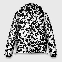 Куртка зимняя мужская Камуфляж Cowskin мелкий, цвет: 3D-черный