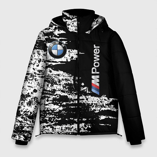 Мужская зимняя куртка BMW M Power - pattern / 3D-Красный – фото 1