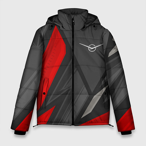 Мужская зимняя куртка UAZ sports racing / 3D-Черный – фото 1