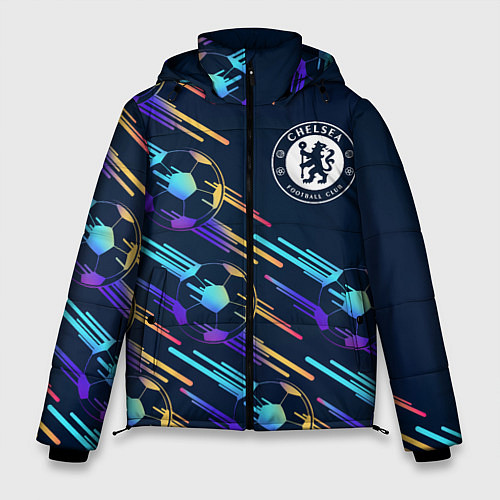 Мужская зимняя куртка Chelsea градиентные мячи / 3D-Черный – фото 1