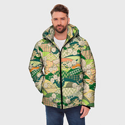 Куртка зимняя мужская Green fields, цвет: 3D-черный — фото 2