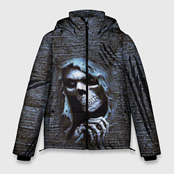 Куртка зимняя мужская Скелет, цвет: 3D-черный