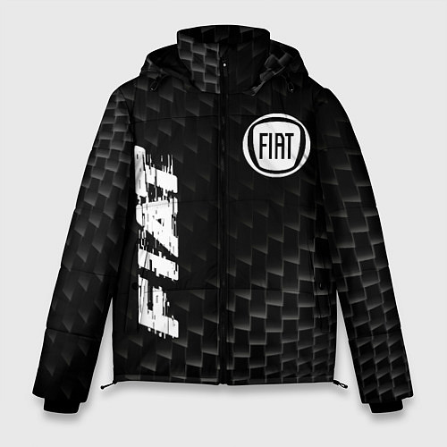 Мужская зимняя куртка Fiat карбоновый фон / 3D-Черный – фото 1