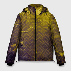 Куртка зимняя мужская Текстура - Old wall, цвет: 3D-черный