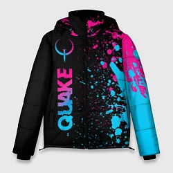 Куртка зимняя мужская Quake - neon gradient: по-вертикали, цвет: 3D-черный
