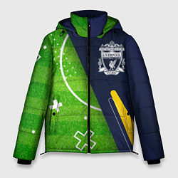 Куртка зимняя мужская Liverpool football field, цвет: 3D-черный