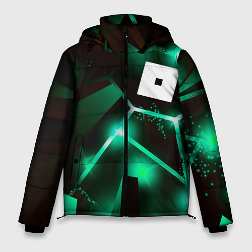 Мужская зимняя куртка Roblox разлом плит / 3D-Черный – фото 1