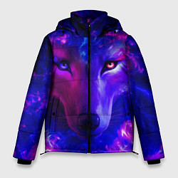 Куртка зимняя мужская Волшебный звездный волк, цвет: 3D-светло-серый