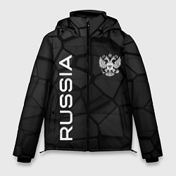 Куртка зимняя мужская Черная броня Россия, цвет: 3D-черный