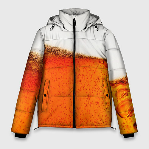 Мужская зимняя куртка Тёмное пиво / 3D-Черный – фото 1