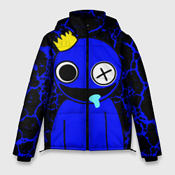 Куртка зимняя мужская Радужные друзья - персонаж Синий, цвет: 3D-красный