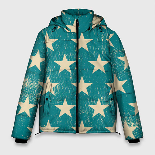 Мужская зимняя куртка Super stars / 3D-Светло-серый – фото 1