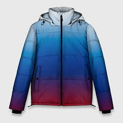 Куртка зимняя мужская Триколор Росии - градиент, цвет: 3D-красный