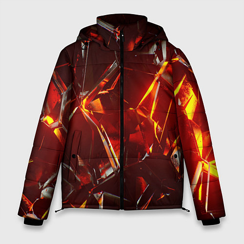 Мужская зимняя куртка Лавовое стекло / 3D-Черный – фото 1