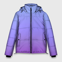 Куртка зимняя мужская Фиолетовый градиент, цвет: 3D-светло-серый