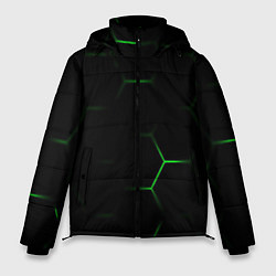 Куртка зимняя мужская Соты бронированный стиль, цвет: 3D-светло-серый