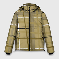Куртка зимняя мужская Светлый квадрат, цвет: 3D-черный