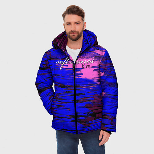 Мужская зимняя куртка Soft stones blye / 3D-Светло-серый – фото 3