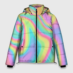 Куртка зимняя мужская Голографическая текстура, цвет: 3D-светло-серый