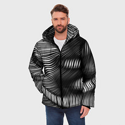 Куртка зимняя мужская Оптические волны, цвет: 3D-светло-серый — фото 2