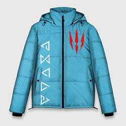 Куртка зимняя мужская The Witcher Геральт, цвет: 3D-светло-серый