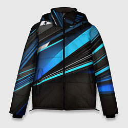 Куртка зимняя мужская Dark geometry, цвет: 3D-черный