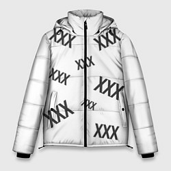Куртка зимняя мужская Разброс Иксов, цвет: 3D-черный