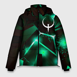 Куртка зимняя мужская Quake разлом плит, цвет: 3D-черный