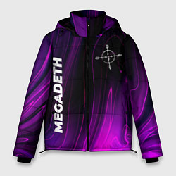 Мужская зимняя куртка Megadeth violet plasma