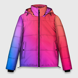Куртка зимняя мужская Цветной градиент, цвет: 3D-светло-серый